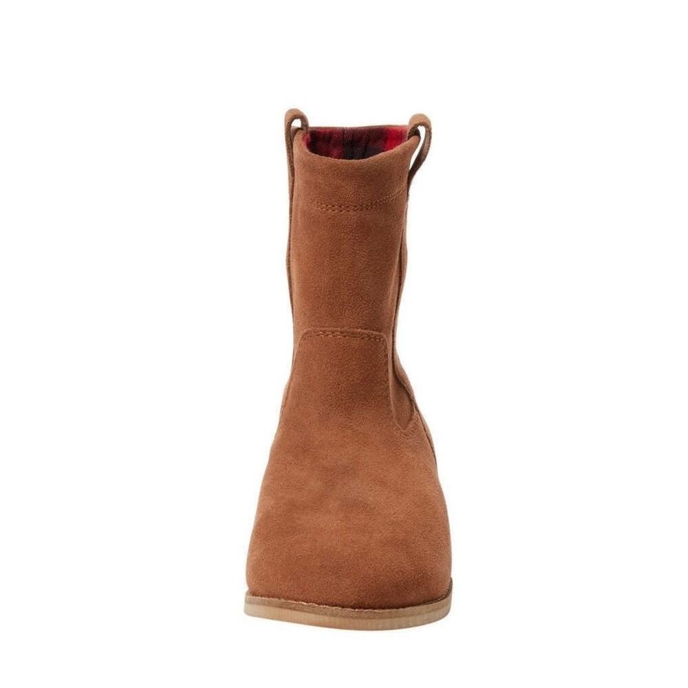 TOMS Laurel Cognac Suede Pull On Ankle Boots Tan Size 7.5 NWT - Picture 4 of 15